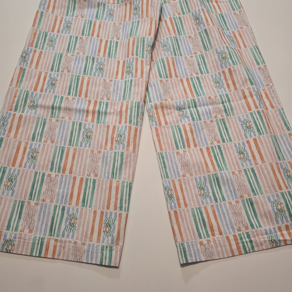 Rachel Antonoff Rose Pants Cotton Size 10 - Picture 8 of 12